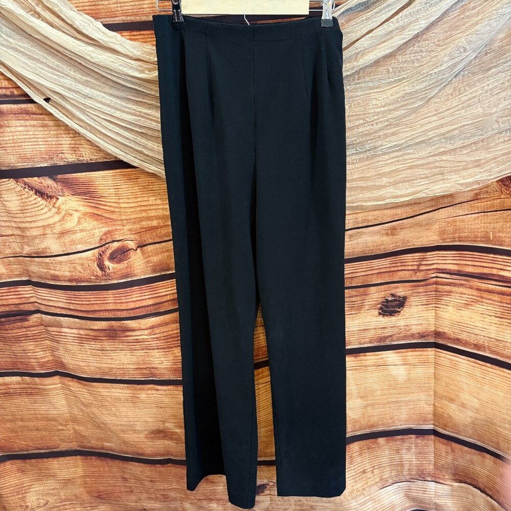 East 5th Essentials Dress Pants Black Women  High Waisted Wide Leg Slacks Sz 18P